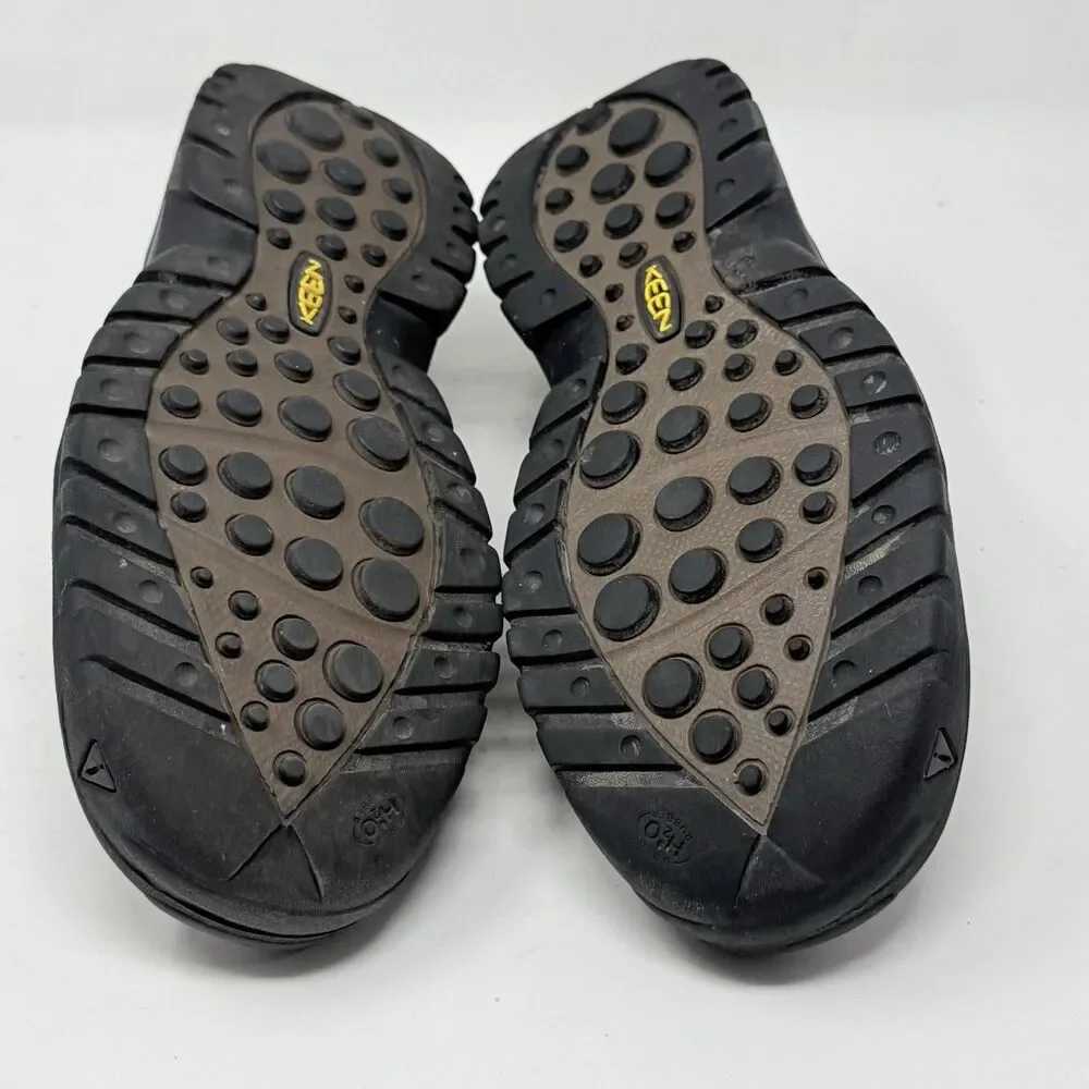 Keen Fisherman Sandals Mens 12 Brown Leather Buckle Strap Closed Toe Hiking